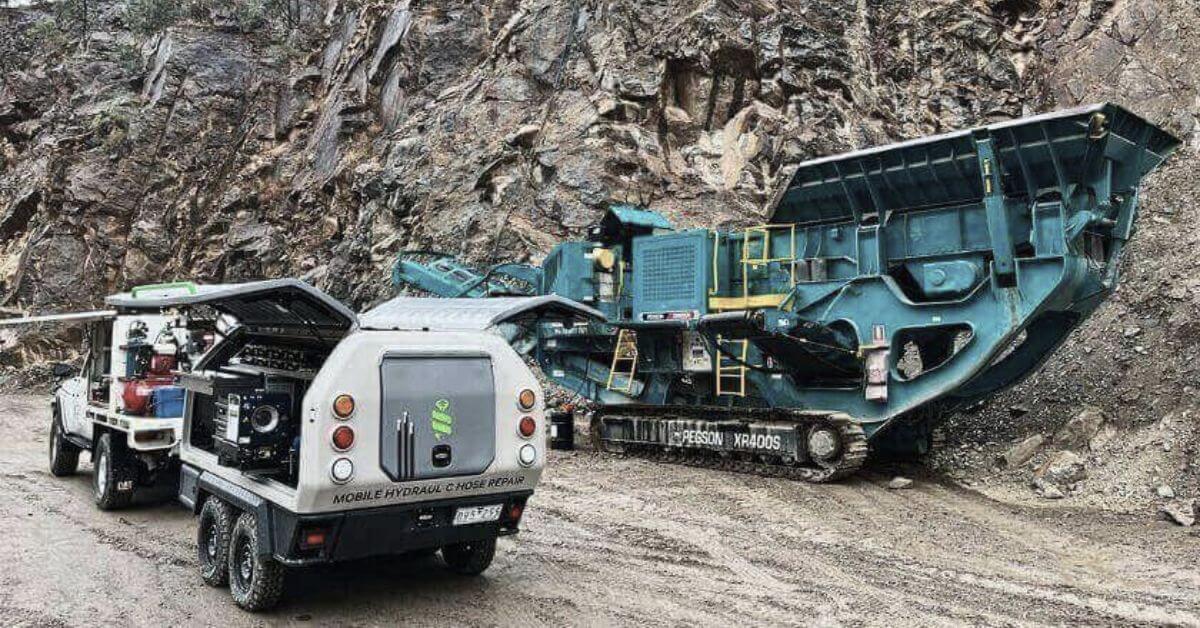 Quarry Hydraulic hose repair unit Heavy Machinery